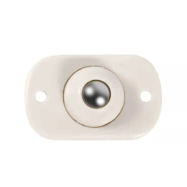 Sada otočných kuličkových koleček 360° 8 ks, nízkoprofilové, béžové se stříbrnou kuličkou pro snadné posouvání nábytku 1