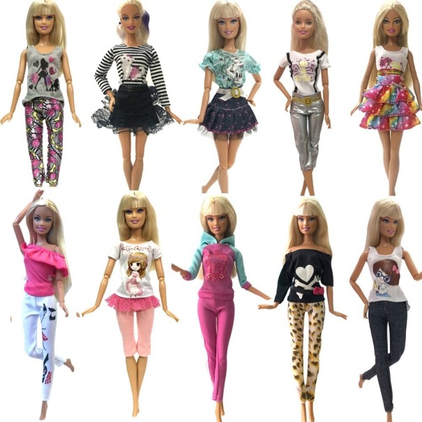 Sada outfitov na bábiku 10 ks 11