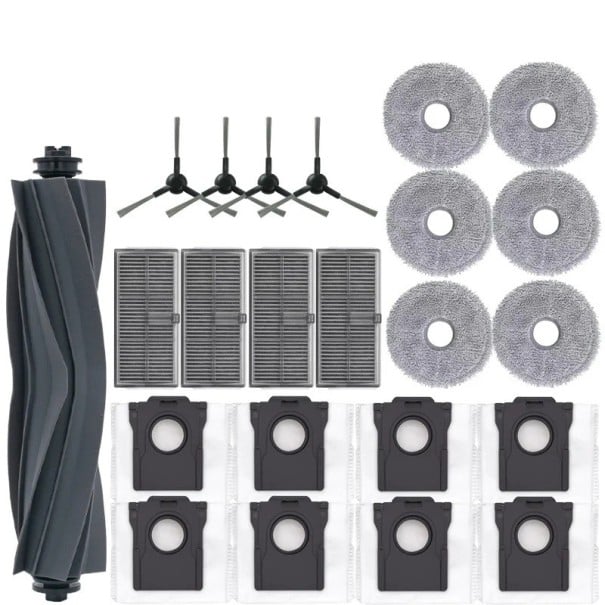Sada příslušenství pro robotický vysavač 23 ks hlavní kartáč mopy filtry sáčky a smetáčky pro Dreame L10s Pro Ultra Heat a X30 Ultra 1