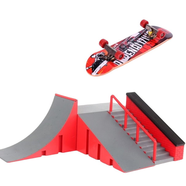 Sada rampa a mini skateboard 3