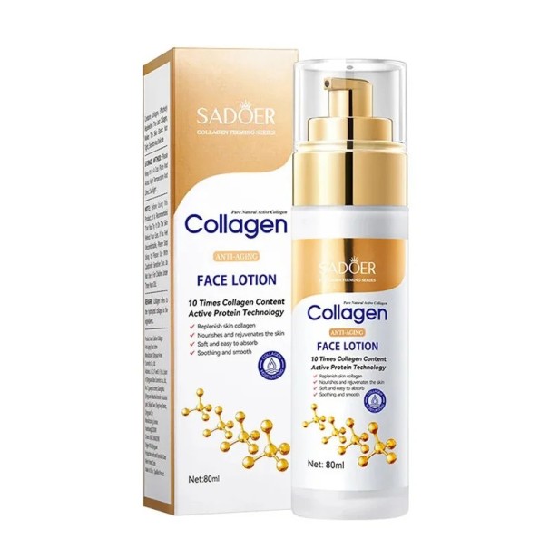 SADOER Kollagen hudserum Fugtgivende Forfriskende Nærende Emulsion Anti-rynke essens Hudregenerering og Elasticitet 30 ml 1