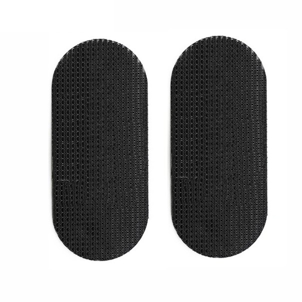 Sæt 2 stk Frisør tørklips til hår 11,4 × 5 cm Nylon holder til hårstrå Værktøj til klipning styling og makeup sort