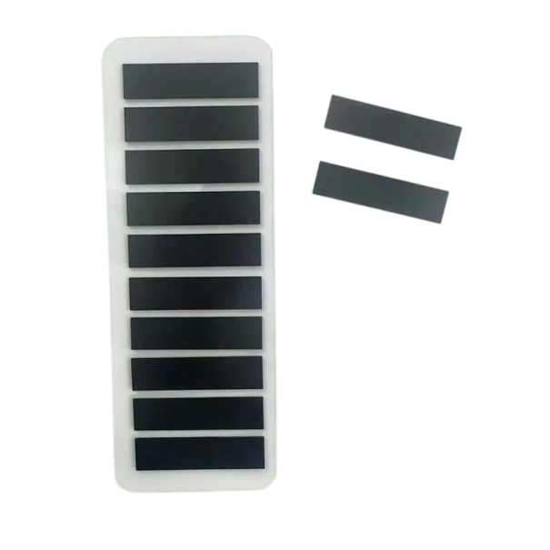 Sæt med 200 stk. indeksfaner selvklæbende transparente etiketter til mærkning af sider i bøger dokumenter hæfter kontor skole sort