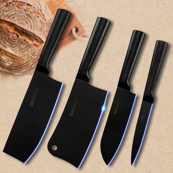 Sæt med knive i rustfrit stål, 4 stk. 1