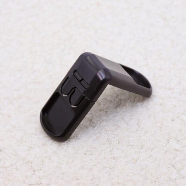 Safety Lock for Drawers and Cabinets Against Opening by Children Set of 10 Corner Two-Part Lock Made of PVC for Furniture Corner 7.6 x 4 x 7.6 black