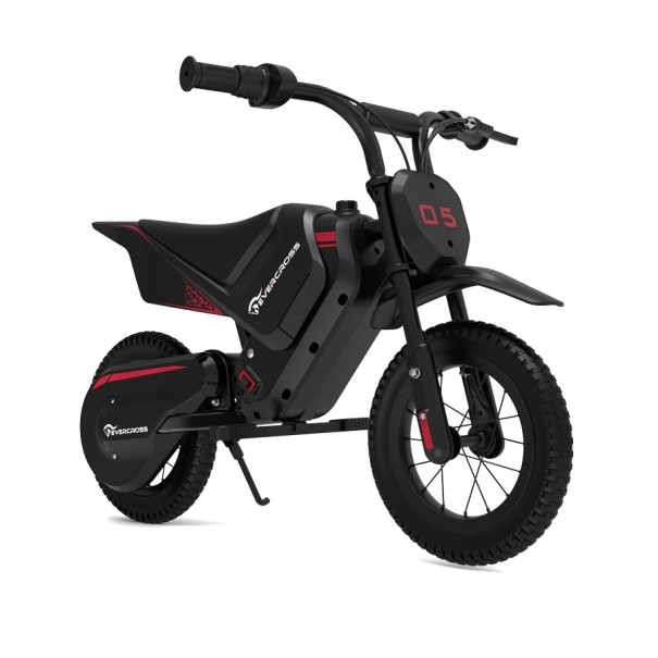 Sähkömoottoripyörä lapsille 150 W 14,4 V/4 Ah akku Lasten moottoripyörä 12&quot; renkaat Nopeus 16 km/h Toimintasäde 10 km Lapsille 3–12 vuotta Maks. 40 kg musta