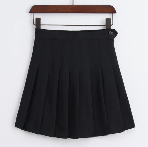 Saia de Verão Feminina preto XL