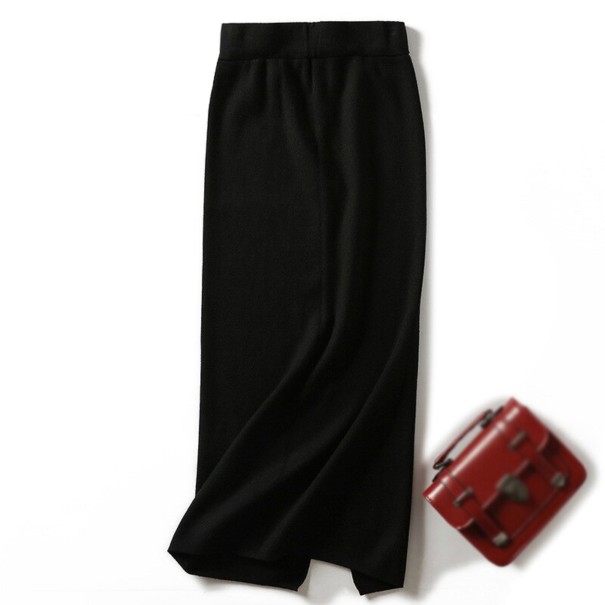 Sáia longa feminina A1138 preto