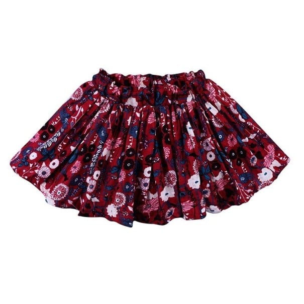 Saias para Meninas L1082 borgonha 9-12 meses