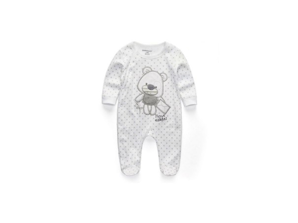 Salopetă pentru sugari cu imprimeu J688 3-6 luni B