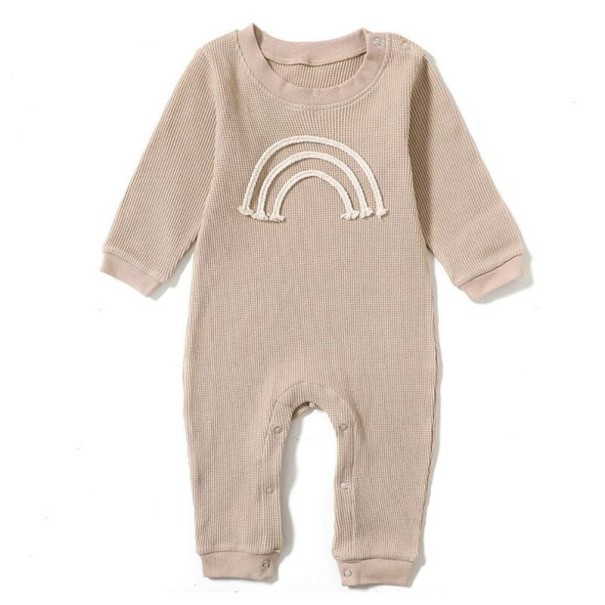 Salopetă pentru sugari T2602 bej 12-24 luni