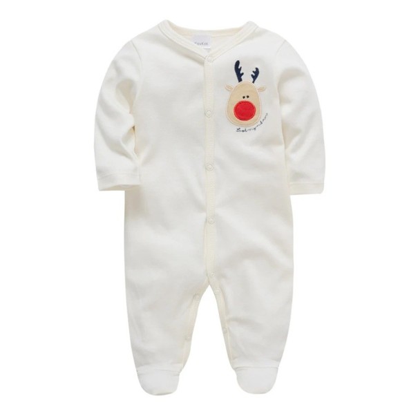 Salopette en coton pour enfants avec imprimé cartoon Dupačky pour garçons et pyjama pour nouveau-nés Vêtements pour bébés en coton doux et respirant 0-3 mois