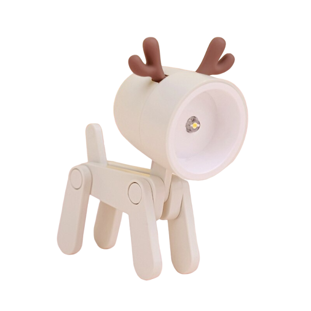 Sammenklappelig hjortelampe beige