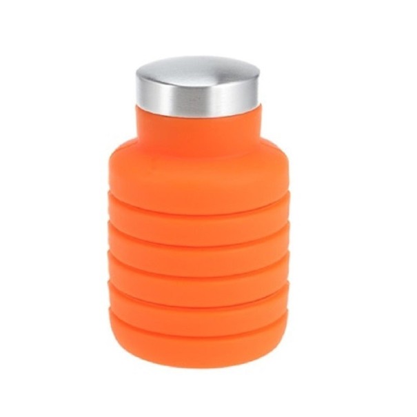 Sammenklappelig rejseflaske orange