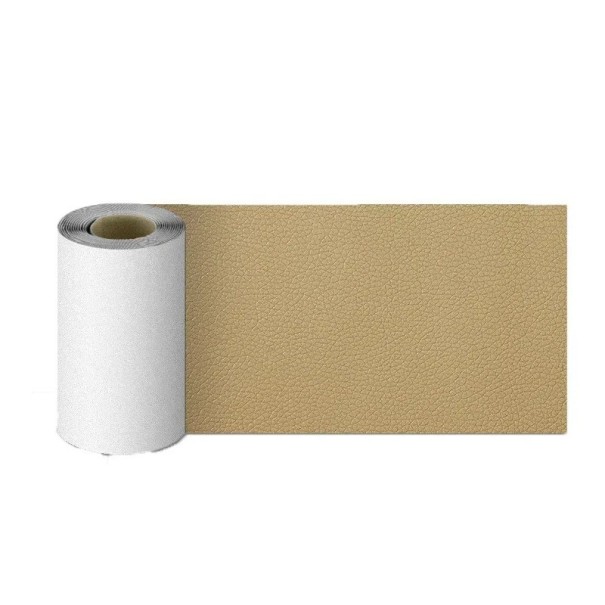 Samolepiaca opravná páska na kožu 20x28 cm Silná lepiaca páska na opravu pohoviek, autosedačiek, kabeliek a kožených sedadiel Vodeodolná záplata béžová