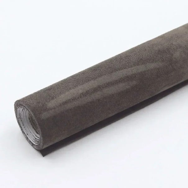 Samolepiaca opravná záplata na semiš 50 x 300 cm Oprava semišového čalúnenia Textilná samolepiaca páska Renovácia nábytku a obuvi kávová