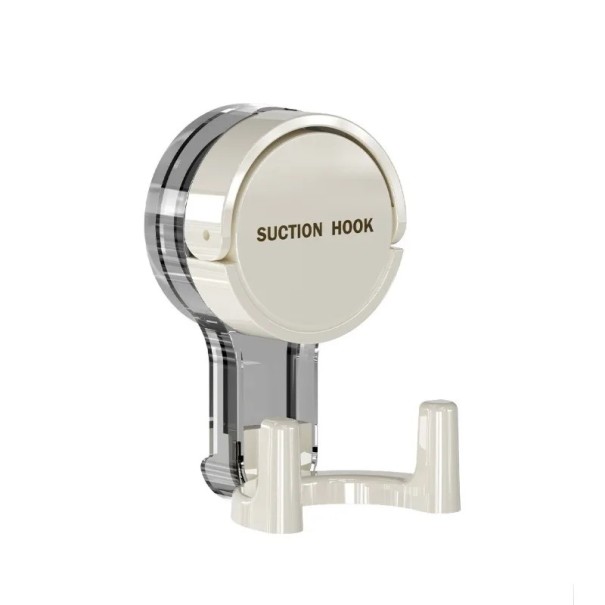 Samolepiaci nástenný háčik prísavný dizajn 10,1x5,8x3,4 cm PET ABS TPU na zavesenie uterákov doplnkov v kúpeľni aj kuchyni biela