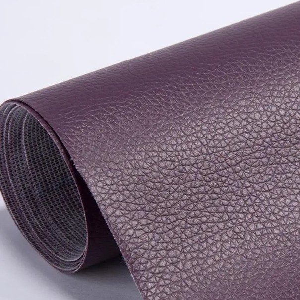 Samolepící opravná záplata na kůži 50x70 cm Silná záplata na opravu pohovek, autosedaček, kabelek a kožených sedadel Voděodolná náplast vínová