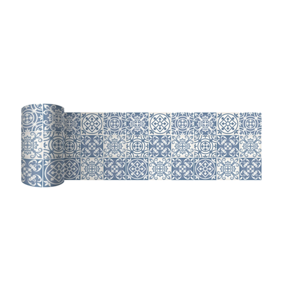 Samolepící wodoodporna listwa ścienna 10x200cm do ochrony ścian łatwy montaż nowoczesny design do wilgotnych pomieszczeń niebieski