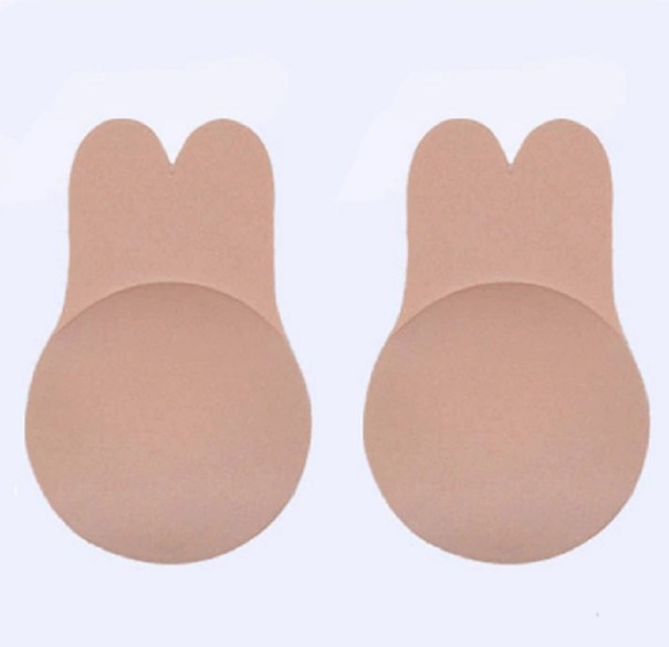 Samonośny biustonosz silikonowy beżowy 10 cm