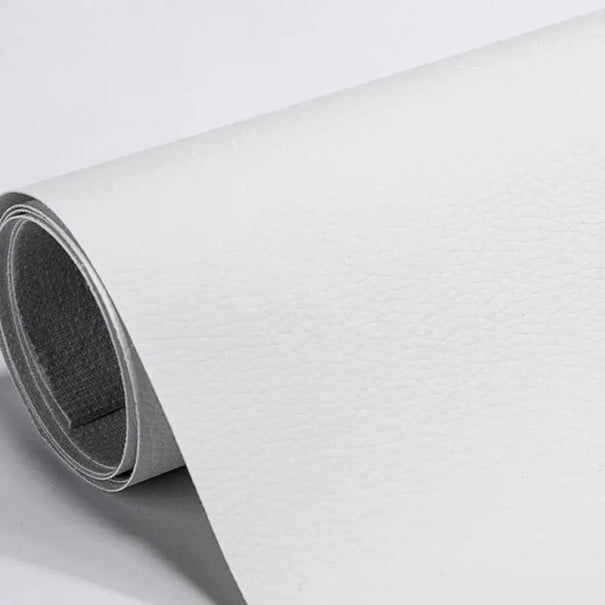 Samoprzylepna łatka naprawcza do skóry 20x30 cm Mocna łatka do naprawy sof, foteli samochodowych, torebek i skórzanych siedzeń Łatka wodoodporna biały