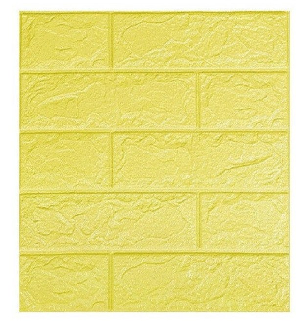 Samoprzylepna tapeta ścienna 35 x 38 cm żółty