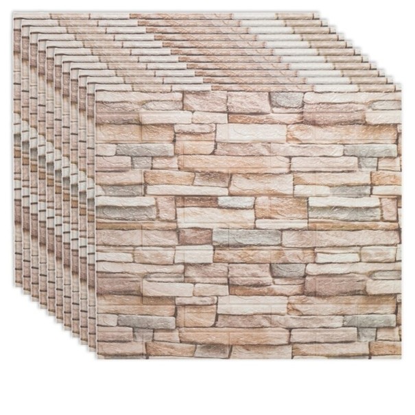 Samoprzylepna tapeta ścienna 70 cm x 77 cm 12 szt 1