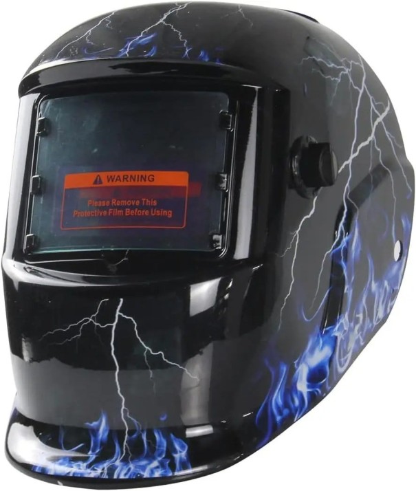 Samozatmavovací svářečská helma se solárním napájením Stmívací helma pro sváření s nastavitelným rozsahem odstínů 30 x 20 x 22 cm 1