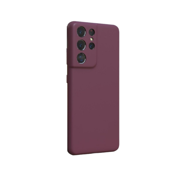 Samsung Galaxy S21 -suojakuori viininpunainen