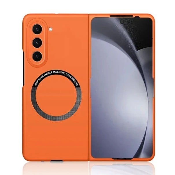 Samsung Galaxy Z Fold 8 Ultra Tenki Ilman Kehystä Suojakuori Magneetti Lisävarusteille Langattoman Latauksen Tuki Linssien Suojaus oranssi