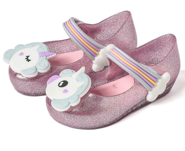 Sandale de cauciuc pentru fete A1098 roz 22