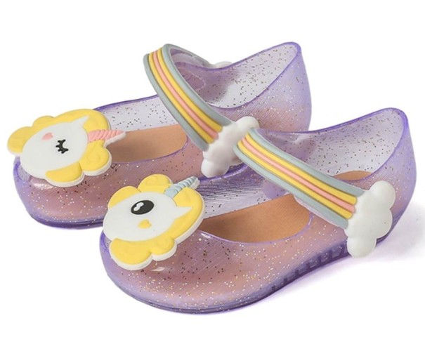 Sandale de cauciuc pentru fete A1098 violet 19