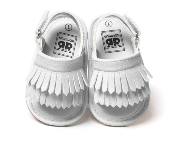 Sandale pentru copii mici alb 6-12 luni Sandale pentru copii mici alb 6-12 luni