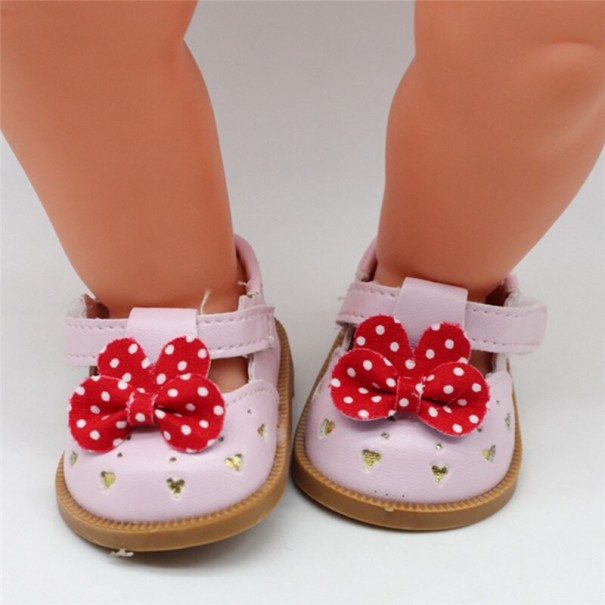 Sandále pre bábiku A28 ružová