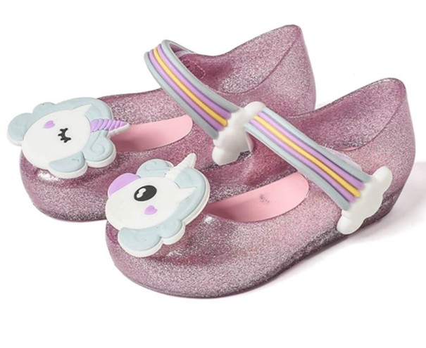 Sandales en caoutchouc pour filles A1098 rose 22