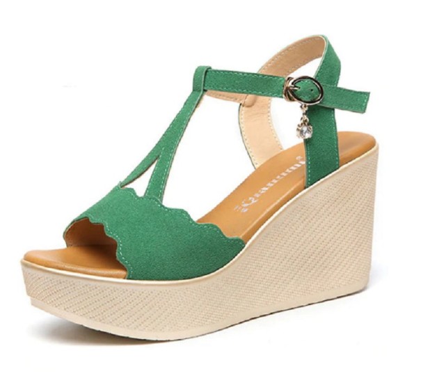 Sandales stylées pour femmes Natalia vert 35,5