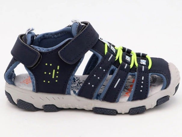 Sandali a strappo per bambini A893 blu scuro 28
