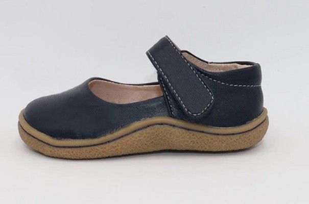 Sandali in pelle per ragazze Luisa blu scuro 29