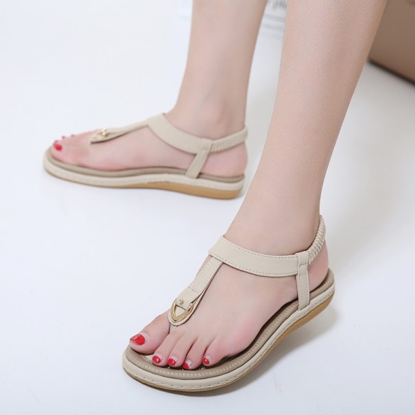 Sandalias de mujer Ewa albaricoque 36