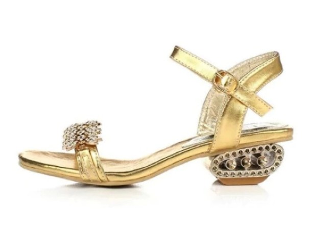 Sandalias de mujer Hillary dorado 40