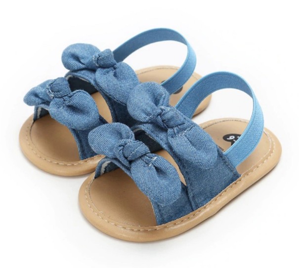 Sandalias de niña con lazos 0-6 meses B