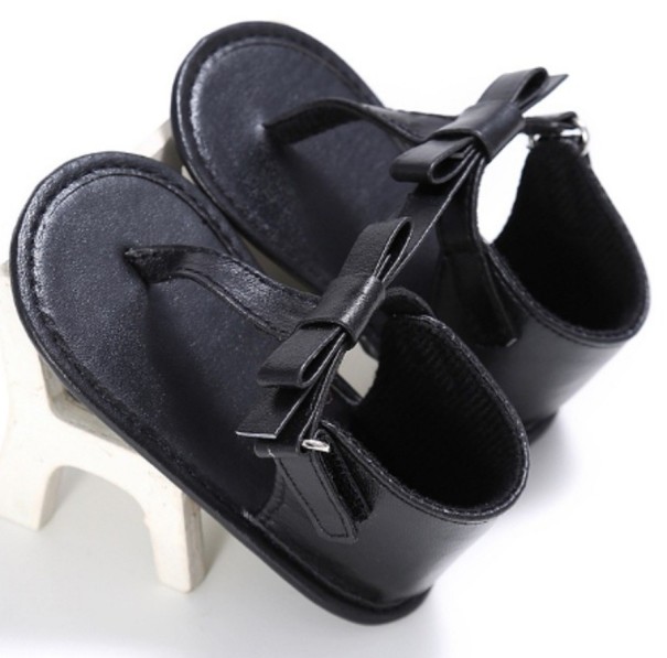 Sandalias de niña Ellie negro 0-6 meses