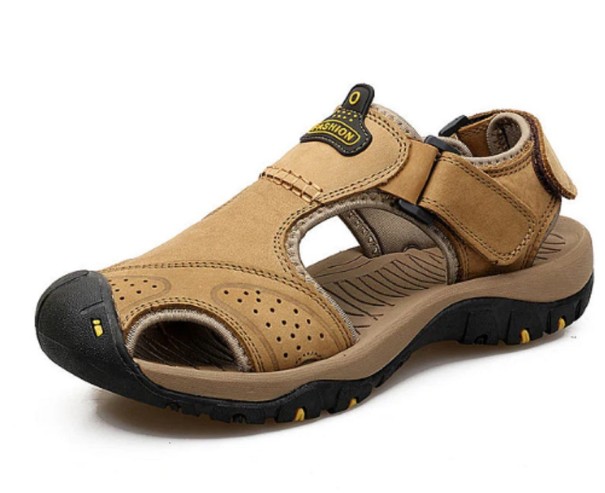 Sandalias de senderismo para hombre J2204 caqui 45