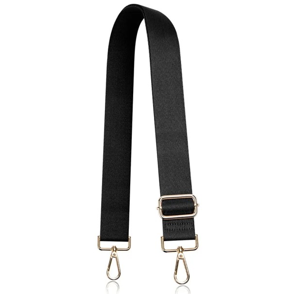 Sangle d'épaule pour sac à main 80–140 x 3,8 cm Sangle de remplacement réglable pour sac Sangle crossbody noir