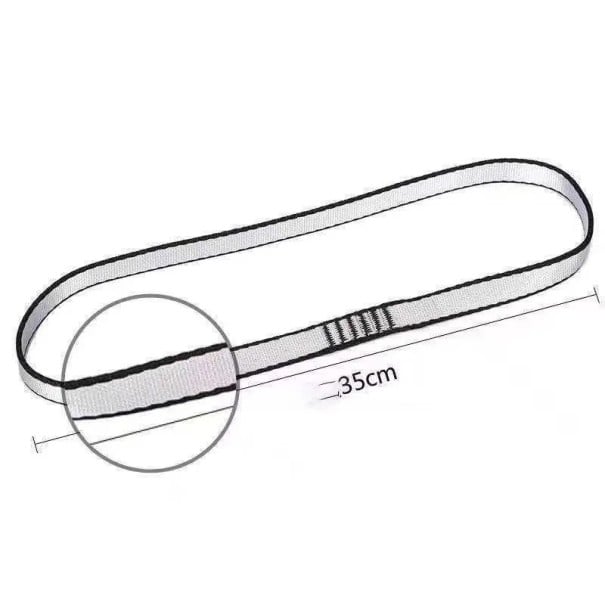 Sangle réglable pour le yoga et les étirements Sangle durable avec boucles pour se balancer, grimper, danser et faire du yoga Utilisation blanc