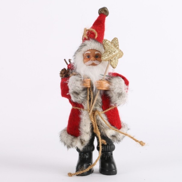 Santa Claus figúrka červená S