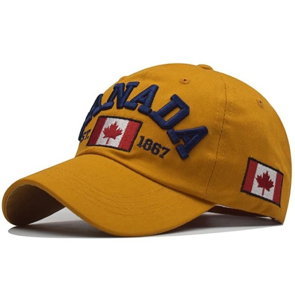 Șapcă bărbătească Canada galben închis