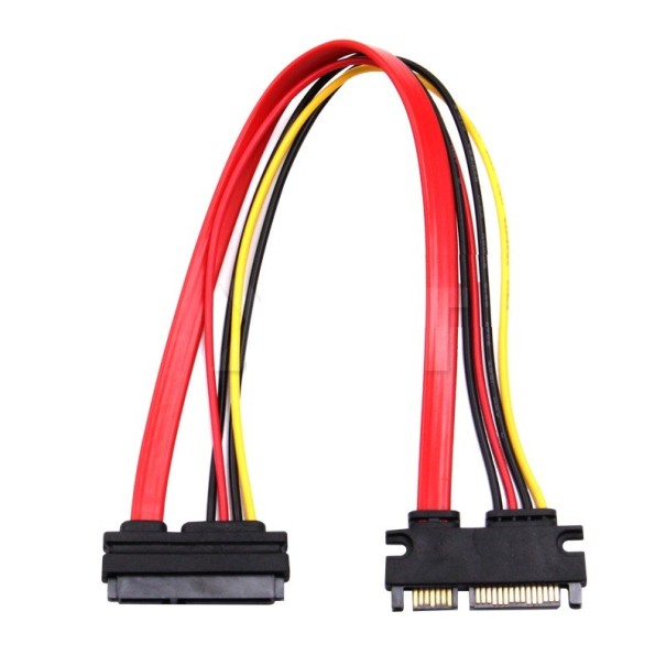 SATA data- en stroomverlengkabel - 0,3 m 1