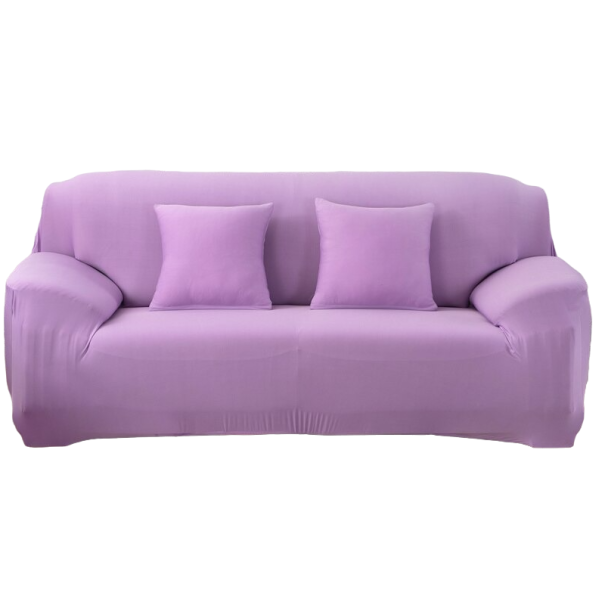 Sätesöverdrag Z148 ljuslila 2-sits soffa (145 - 185 cm)