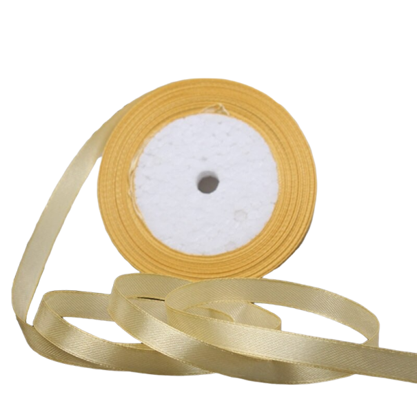 Satinband 20 mm/22 m guld